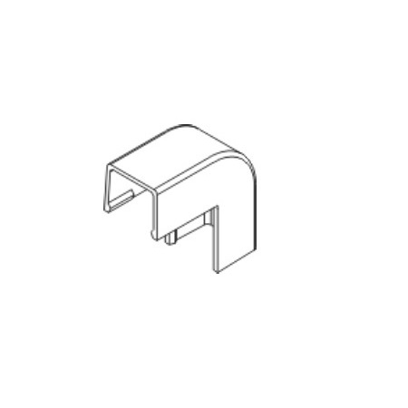 E-Z 58 OC-W GRI Outside Corner for 5/8" X 1/2" - White - MIN QTY 6